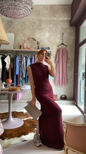 Abito stretch arricciato
