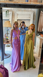 Carica l&#39;immagine nel visualizzatore di Gallery, Knot dress con spacco
