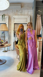 Carica l&#39;immagine nel visualizzatore di Gallery, Knot dress con spacco

