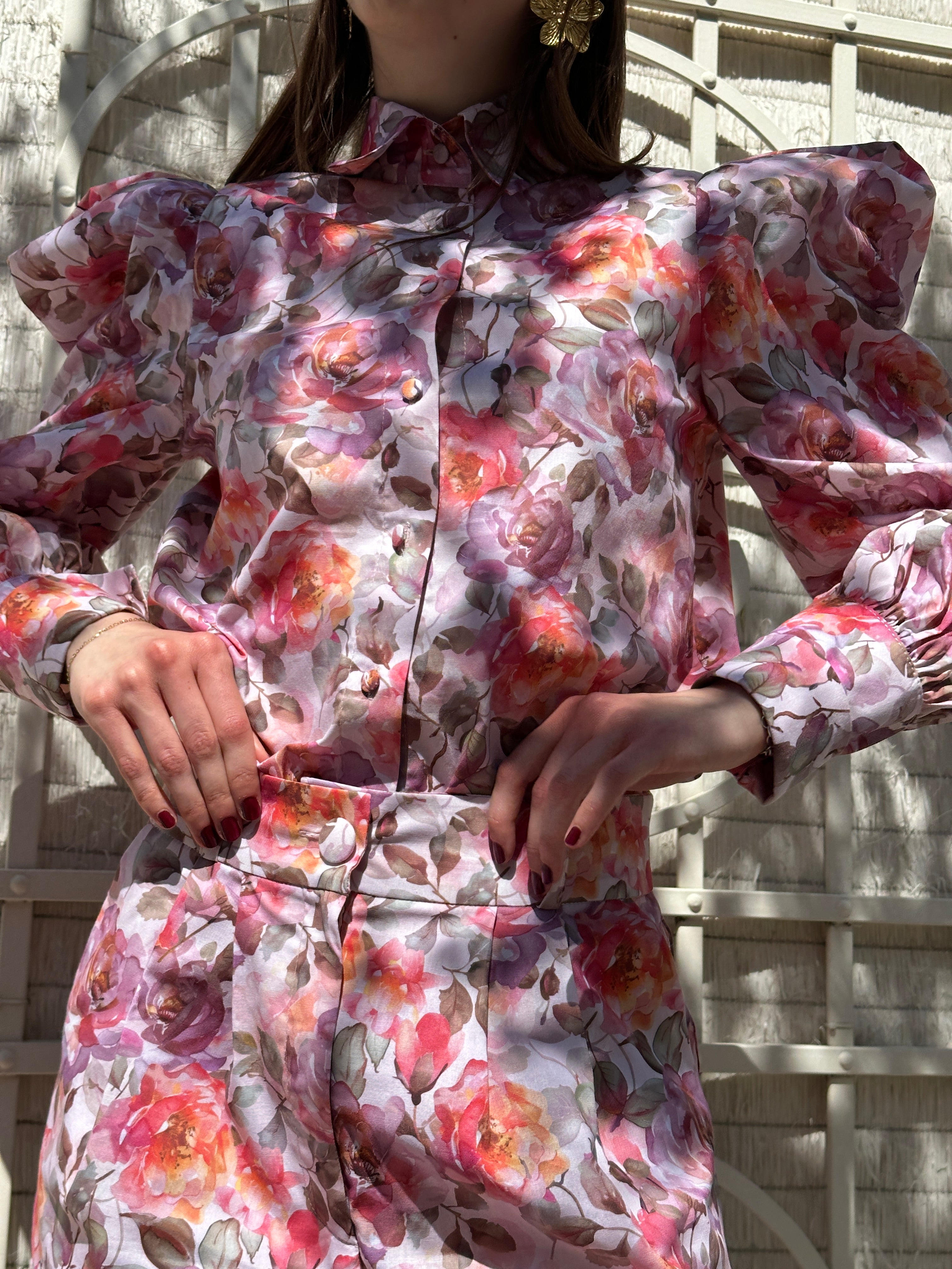 Pantaloncino floreale