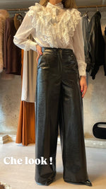 Carica l&#39;immagine nel visualizzatore di Gallery, Pantaloni ecopelle
