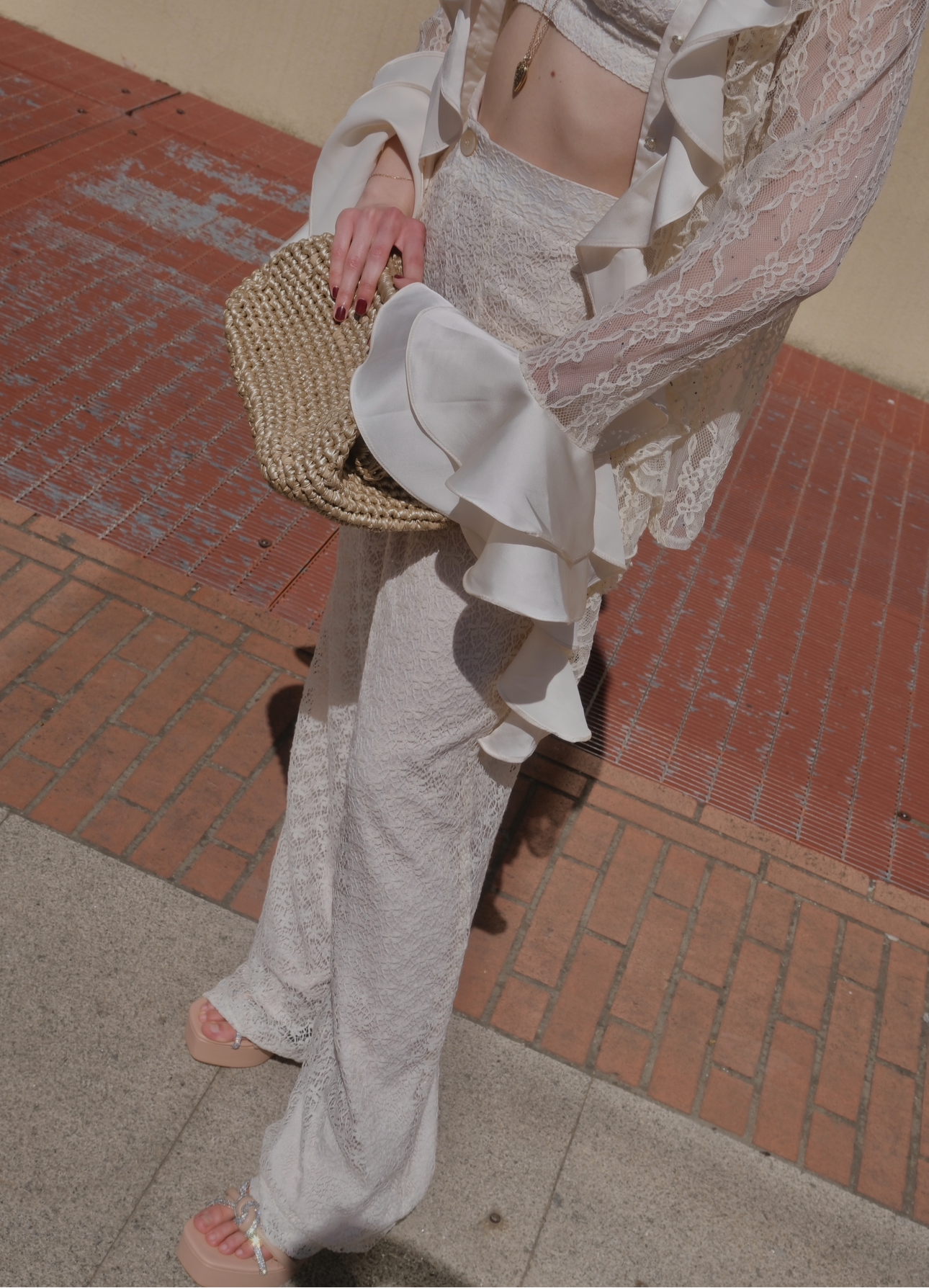 Pantaloni pizzo Nineminutes