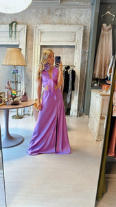 Knot dress con spacco