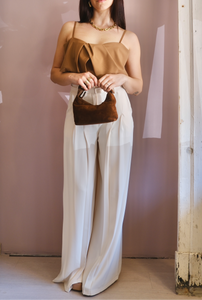 Pantalone burro con cinta