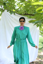 Carica l&#39;immagine nel visualizzatore di Gallery, Vintage acquamarina dress
