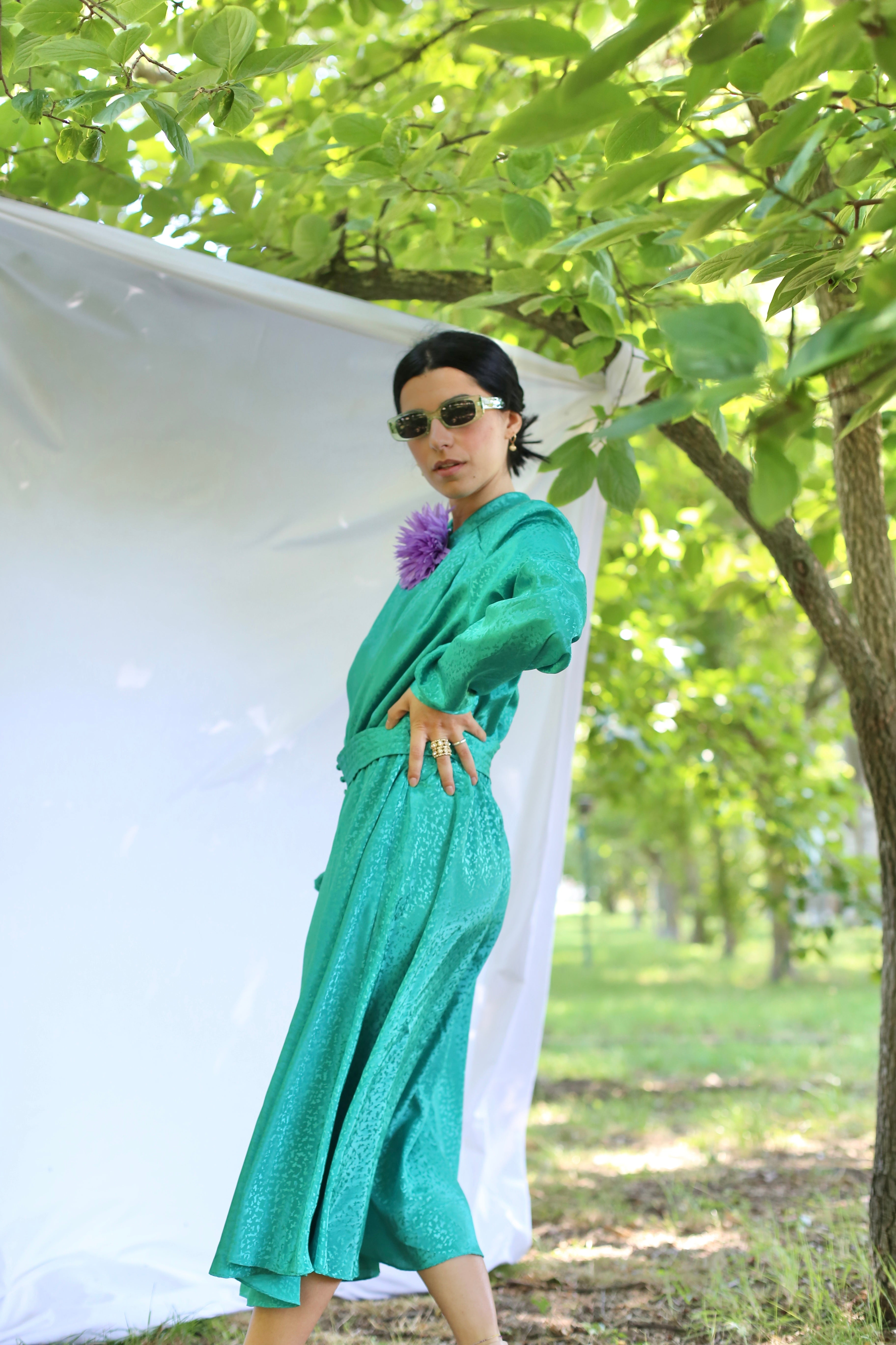 Vintage acquamarina dress