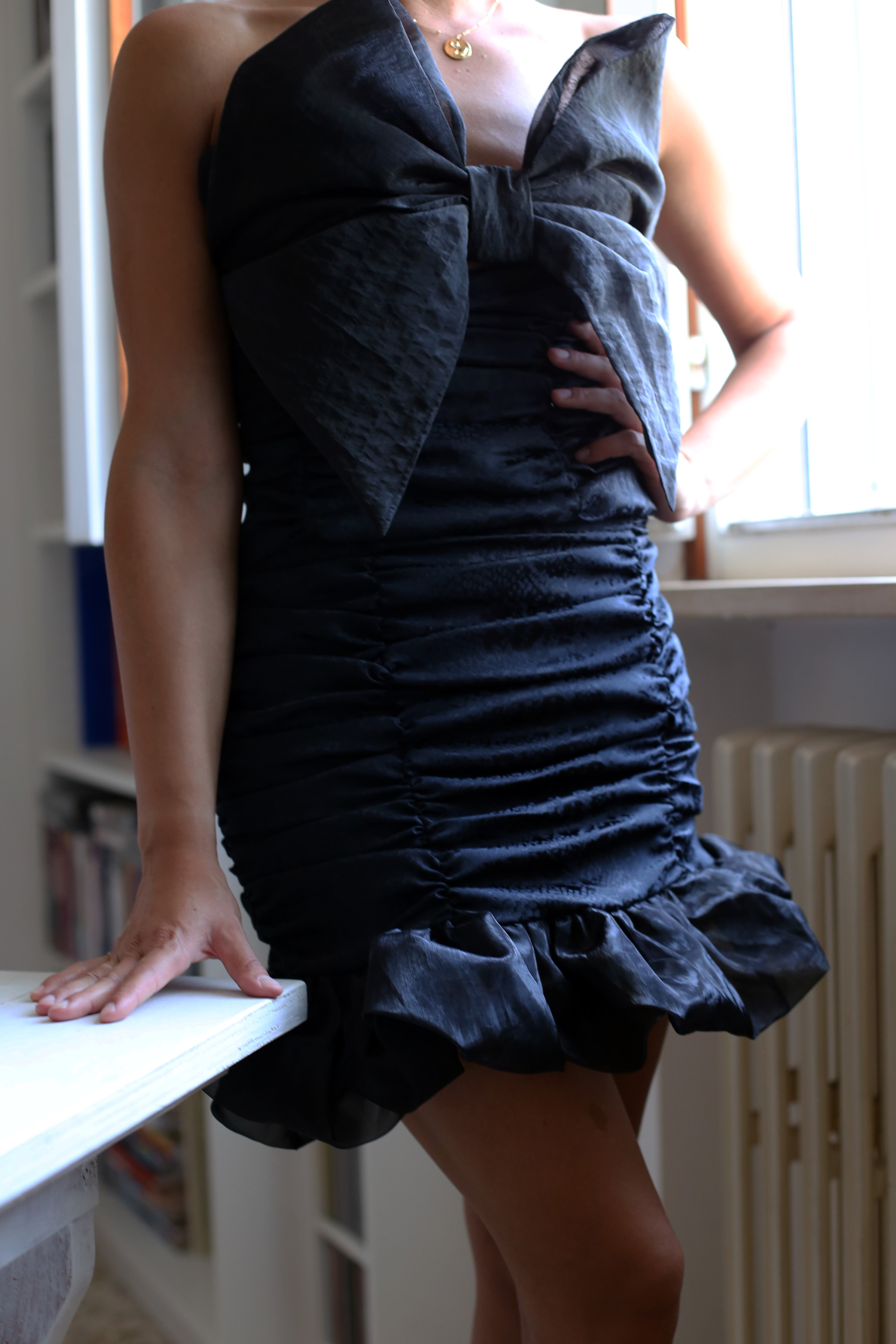Bow top organza