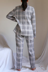 Pantalone check grey