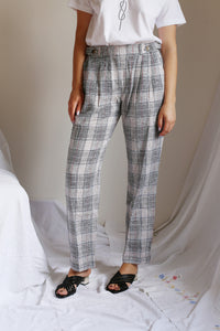 Pantalone check grey