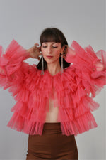 Carica l&#39;immagine nel visualizzatore di Gallery, Bolero tulle a balze
