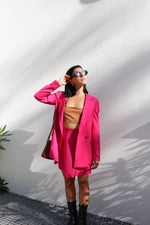 Carica l&#39;immagine nel visualizzatore di Gallery, Blazer fucsia Rue8isquit
