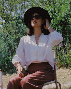 Camicetta bianca stile vintage “Clema”