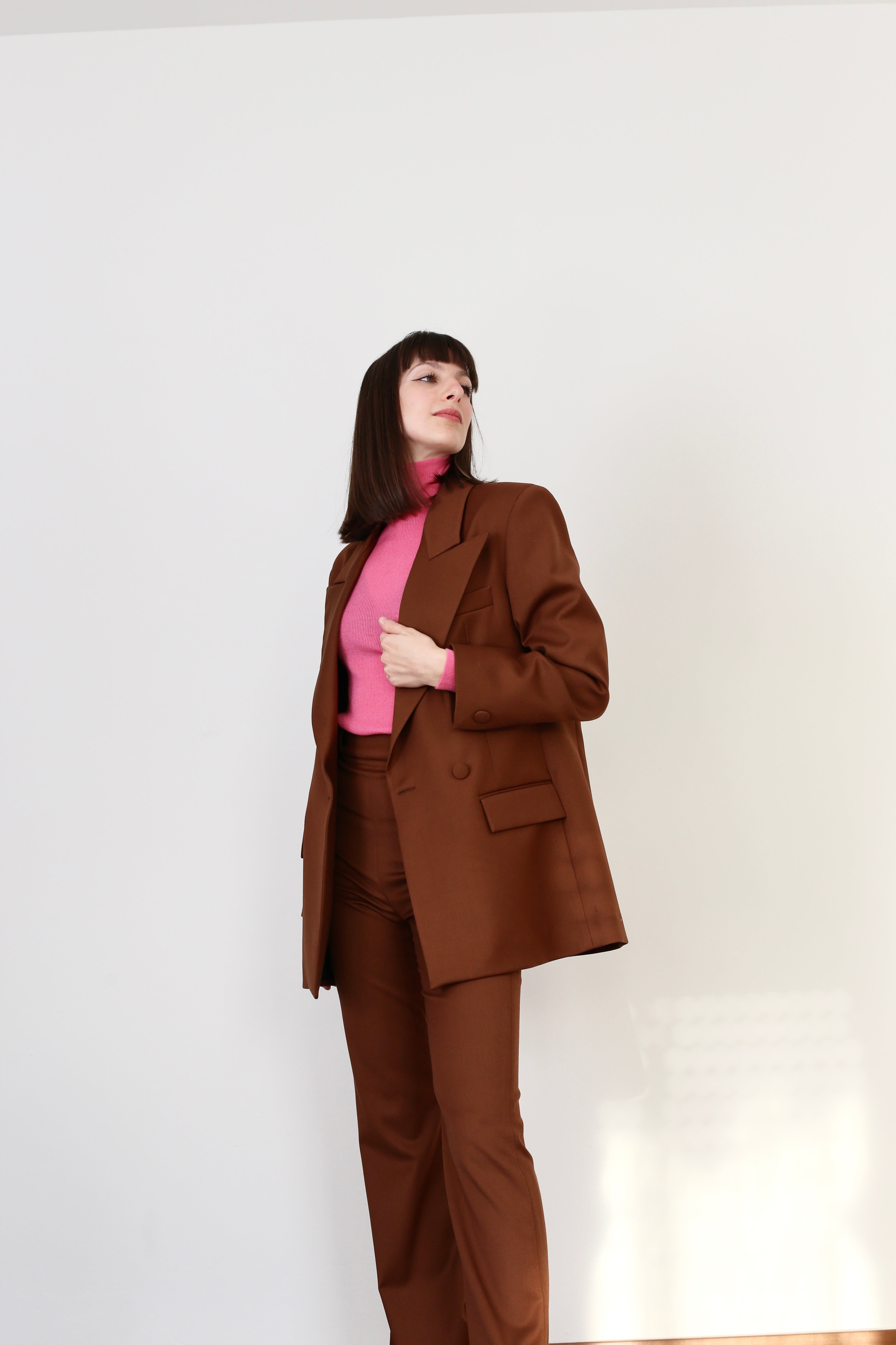 The blazer wool bronze