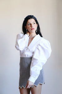 Camicia di cotone con colletto