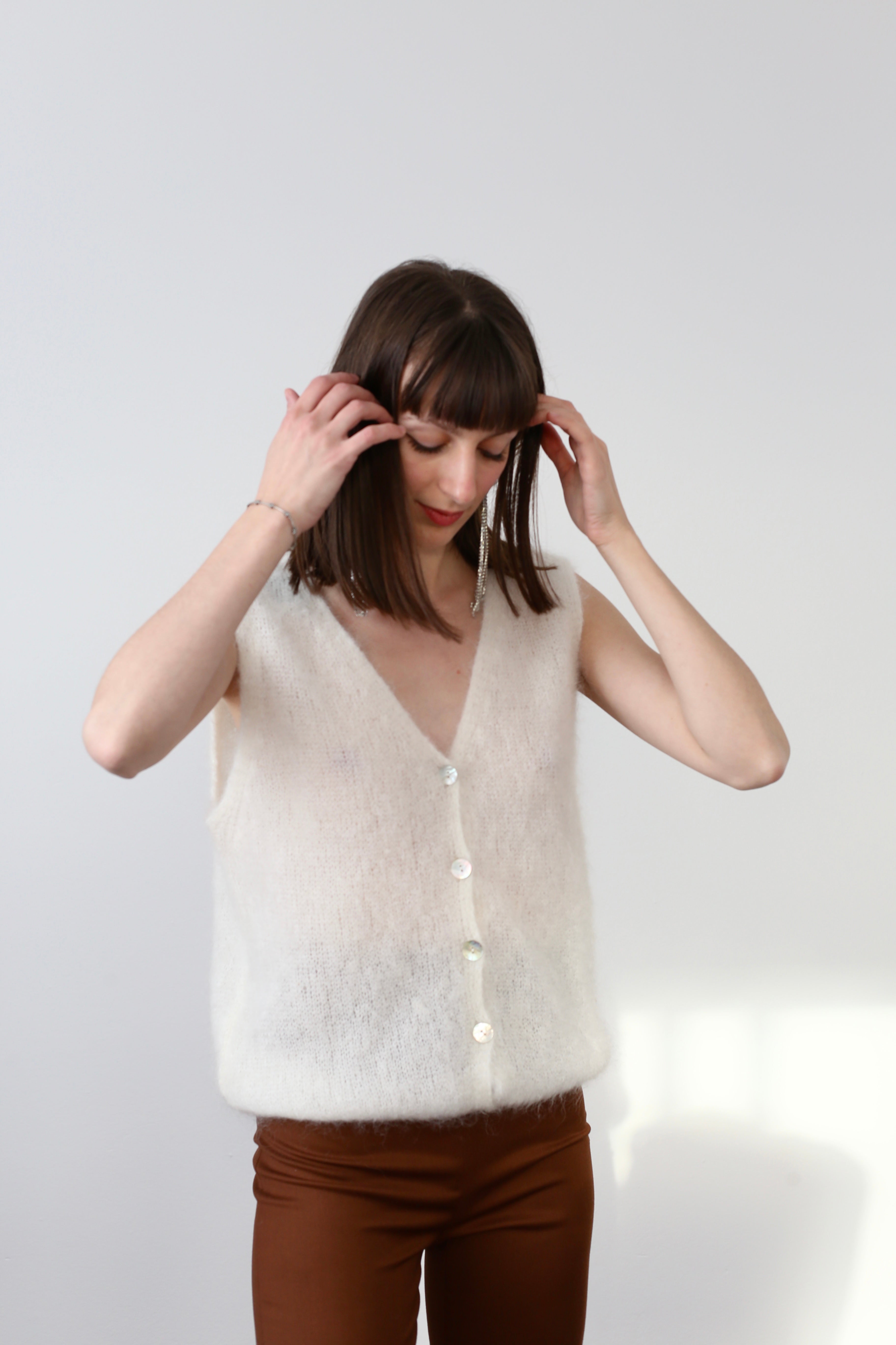 Gilet mohair